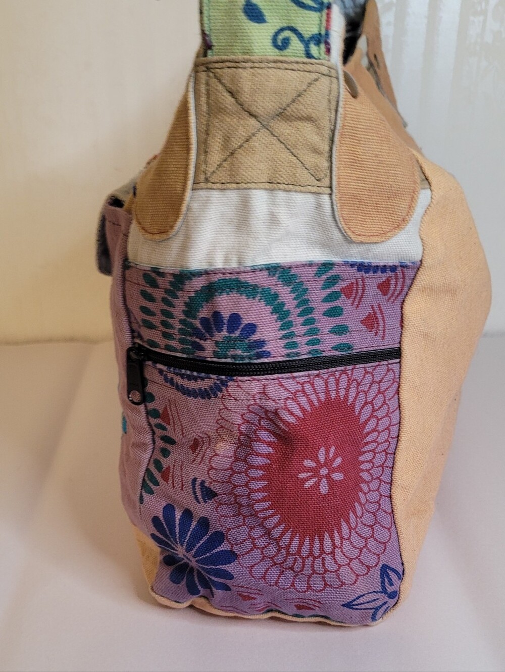 Blue Sky Boho Hippie Crossbody Bag - Picture 7 of 14